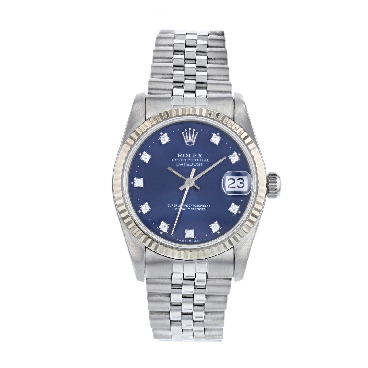 Rolex, Datejust 31, White Rolesor Pre-Owned 68274 1992