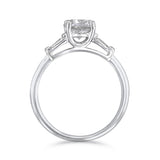 1.50ct Athena Three Stone Round Brilliant Cut Diamond Solitaire Engagement Ring | Platinum