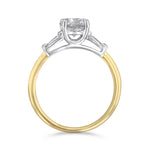 0.25ct Athena Three Stone Round Brilliant Cut Diamond Solitaire Engagement Ring | 18ct Yellow Gold