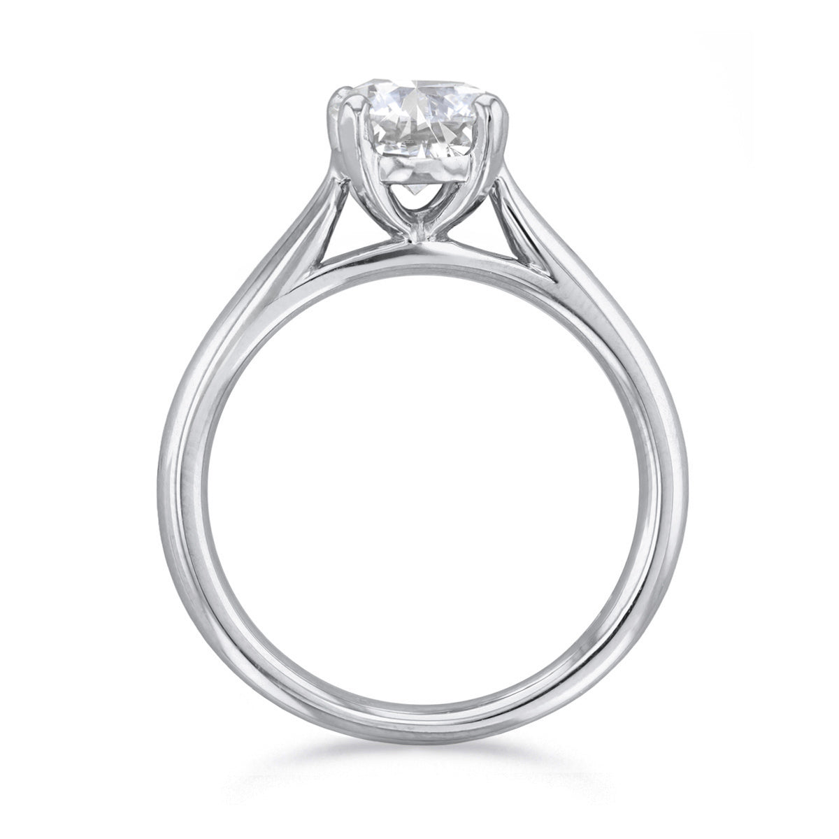 1.20ct Ophelia Round Brilliant Cut Diamond Solitaire Engagement Ring | Platinum