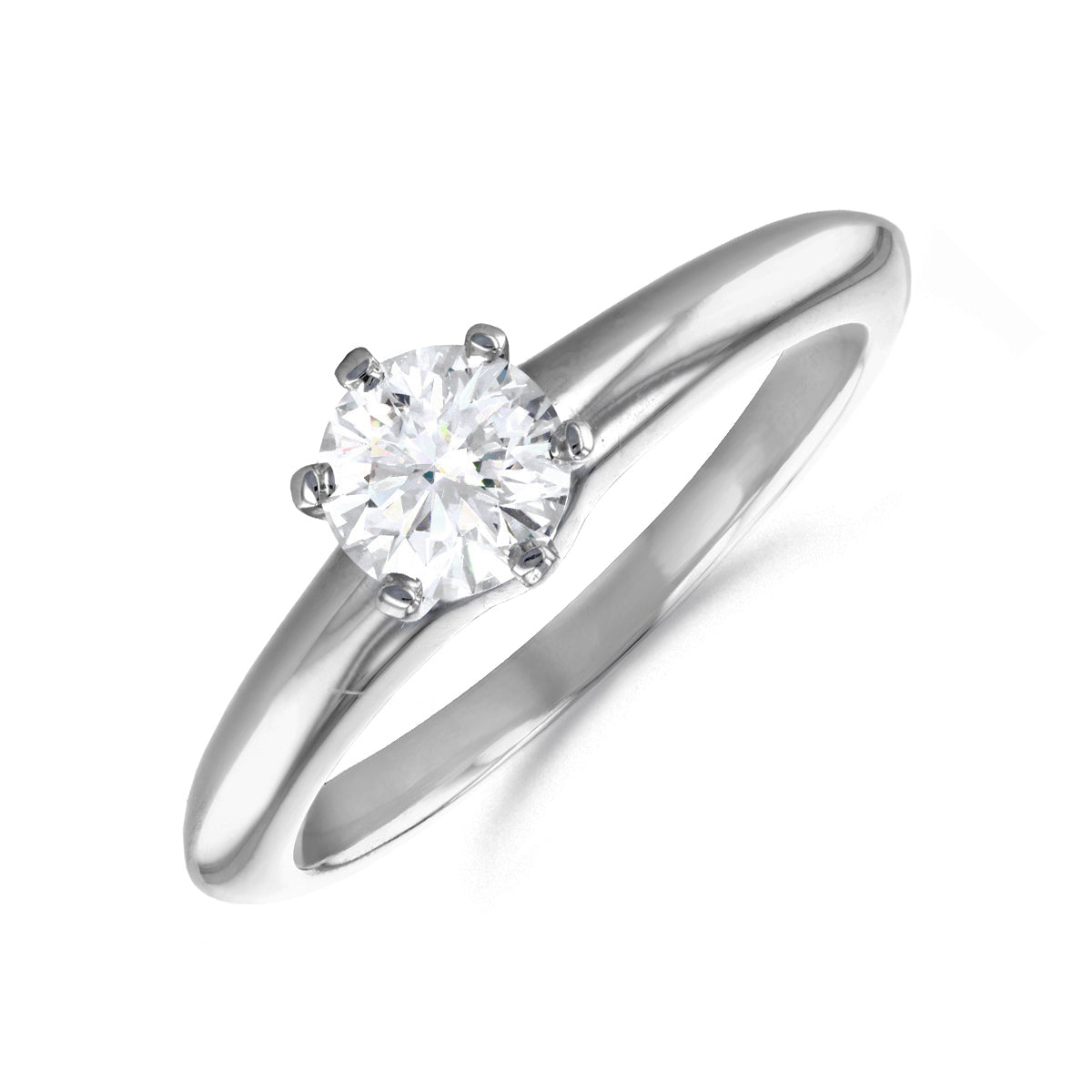 Tiffany Round Brilliant Solitaire Ring Pre-Loved