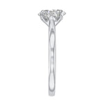 1.00ct Poppy Plain Oval Cut Diamond Solitaire Engagement Ring | Platinum - D