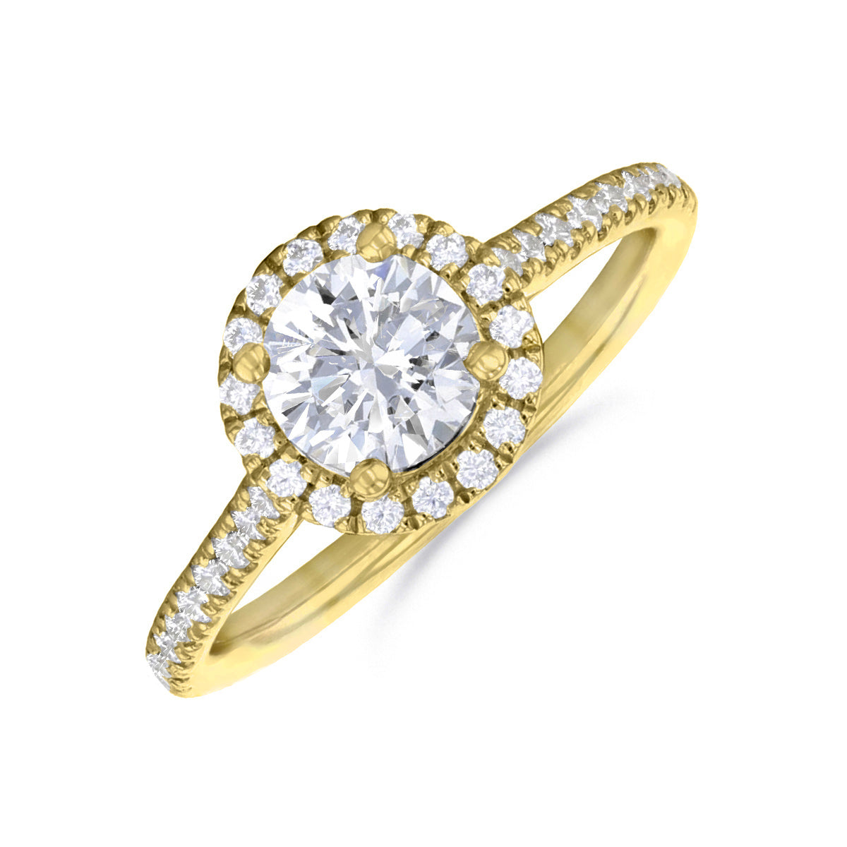 Willow Round Brilliant Cut Diamond Solitaire Engagement