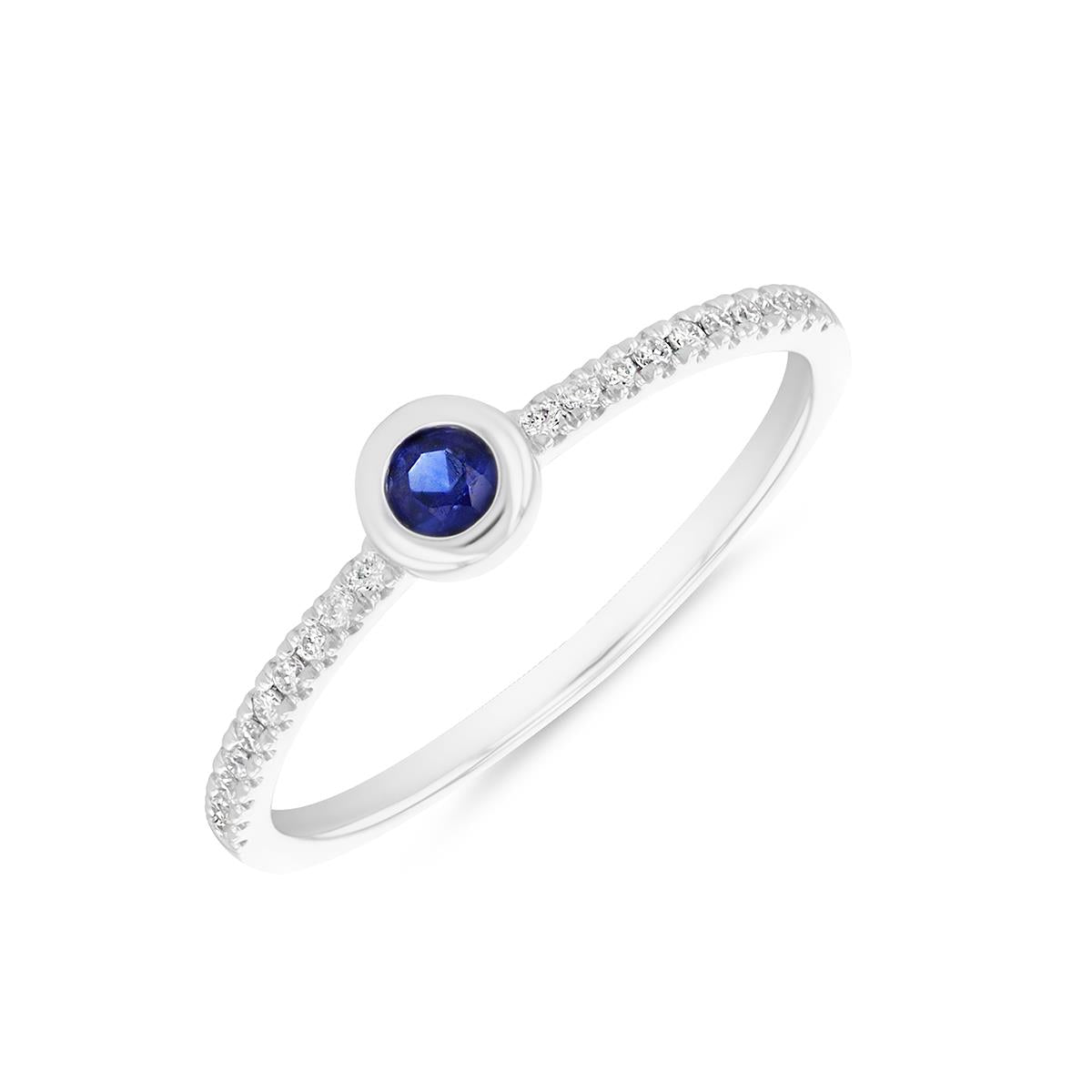 Sapphire set deals in white gold