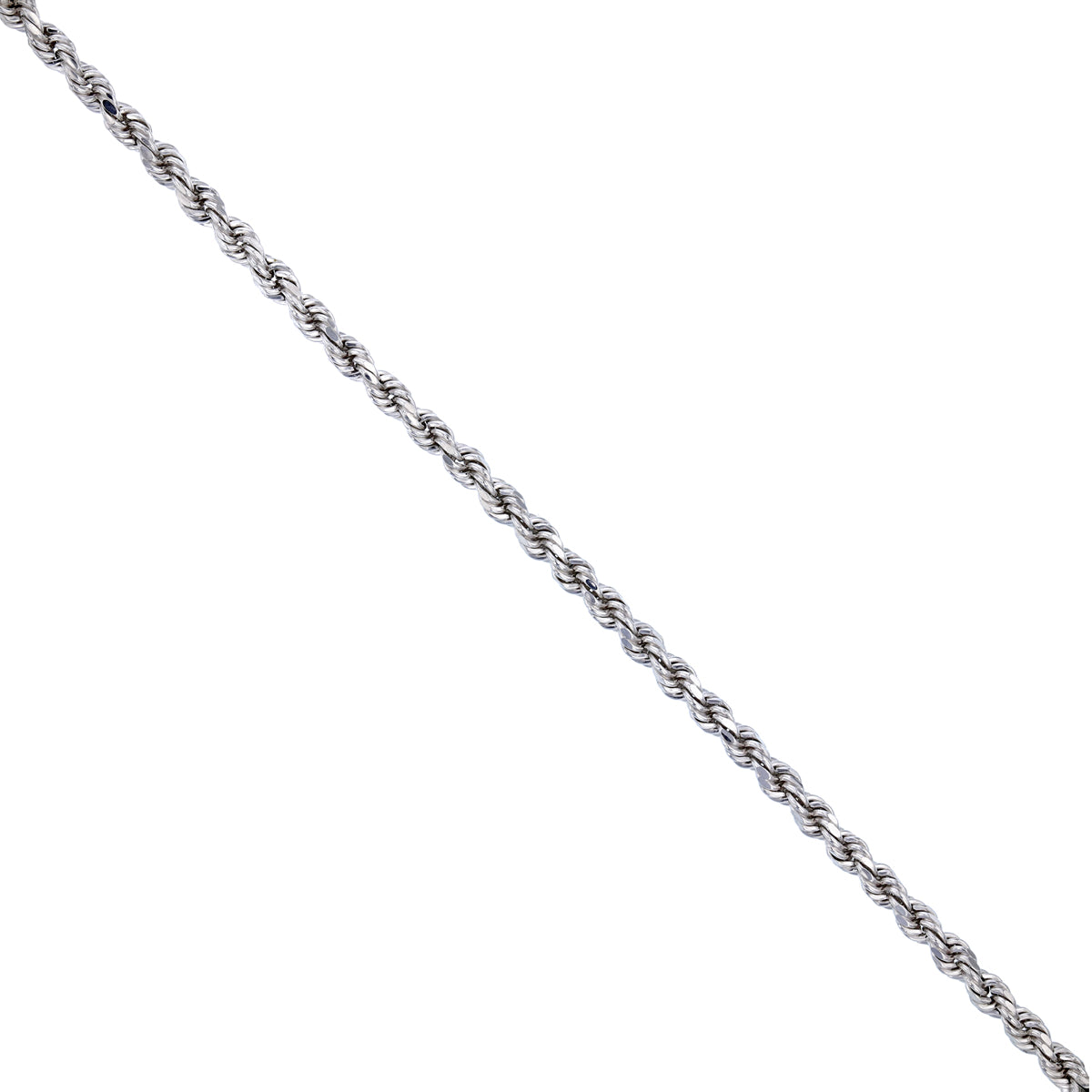 Twist Rope Bracelet 9K White Gold Browns Family Jewellers