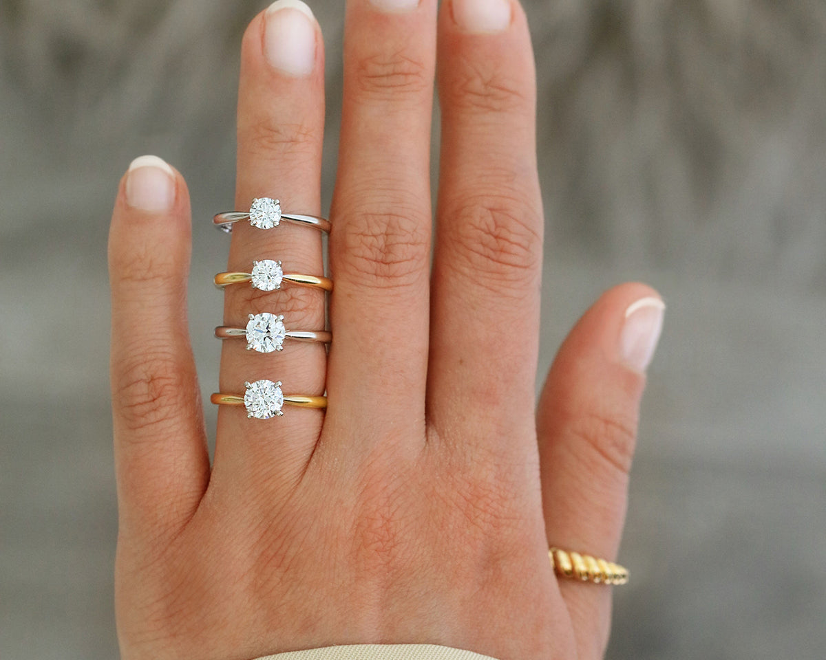 Should I Choose A Yellow Gold Or White Gold Engagement Ring?
