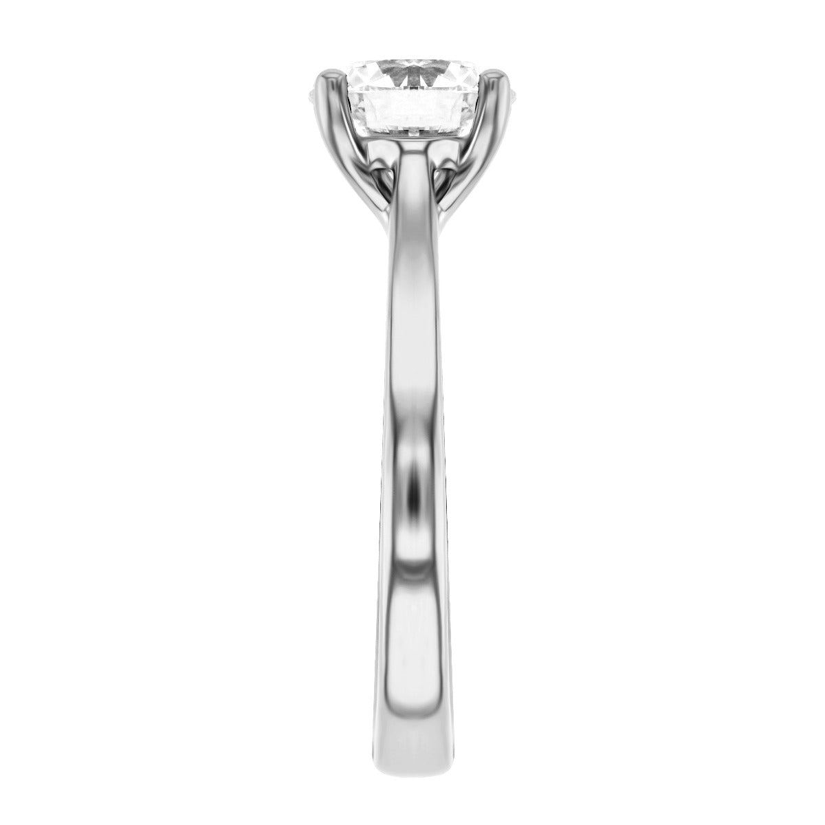 1.56ct Eloise Brilliant Cut Diamond Engagement Ring | Platinum