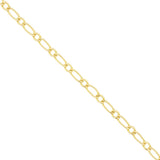 7.5" Fancy Twisted Link Bracelet | Pre-Loved | 9K Yellow Gold