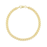 7.5" Fancy Link Bracelet | Pre-Loved | 9K Yellow Gold