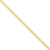 7.5" Fancy Link Bracelet | Pre-Loved | 9K Yellow Gold