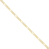 7.5" Figaro Link Bracelet | Pre-Loved | 9K Yellow Gold