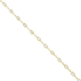 Everyday Diamonds 2.77ct Emerald and Round Lab-Grown Diamond Bracelet | 9K Yellow Gold