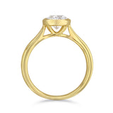 2.00ct Cleo Bezel Set Round Brilliant Cut Diamond Solitaire Engagement Ring | 18ct Yellow Gold