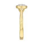 2.00ct Cleo Bezel Set Round Brilliant Cut Diamond Solitaire Engagement Ring | 18ct Yellow Gold