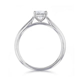 1.00ct Ophelia Oval Cut Diamond Solitaire Engagement Ring | Platinum