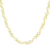 16" Spiral Link Necklace | Pre-Loved | 9K Yellow Gold