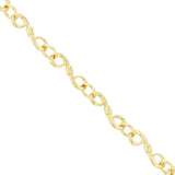 16" Spiral Link Necklace | Pre-Loved | 9K Yellow Gold