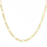 20" Figaro Link Necklace | Pre-Loved | 9K Yellow Gold