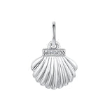 Charm Collection Diamond Shell | 9K White Gold