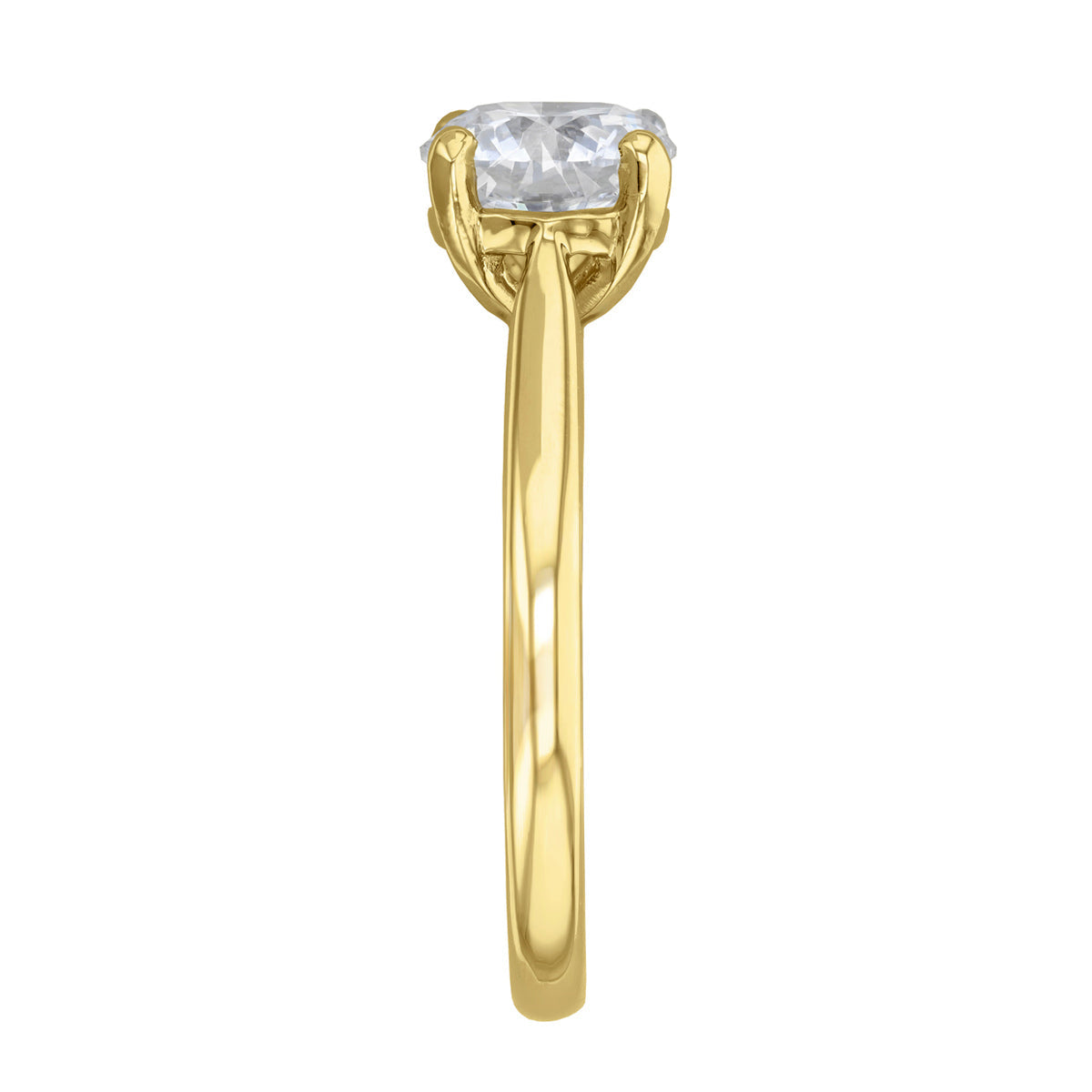 1.50ct Ophelia Round Brilliant Cut Diamond Solitaire Engagement Ring | 18ct Yellow Gold