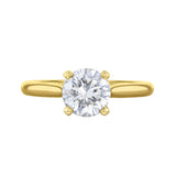 1.50ct Ophelia Round Brilliant Cut Diamond Solitaire Engagement Ring | 18ct Yellow Gold