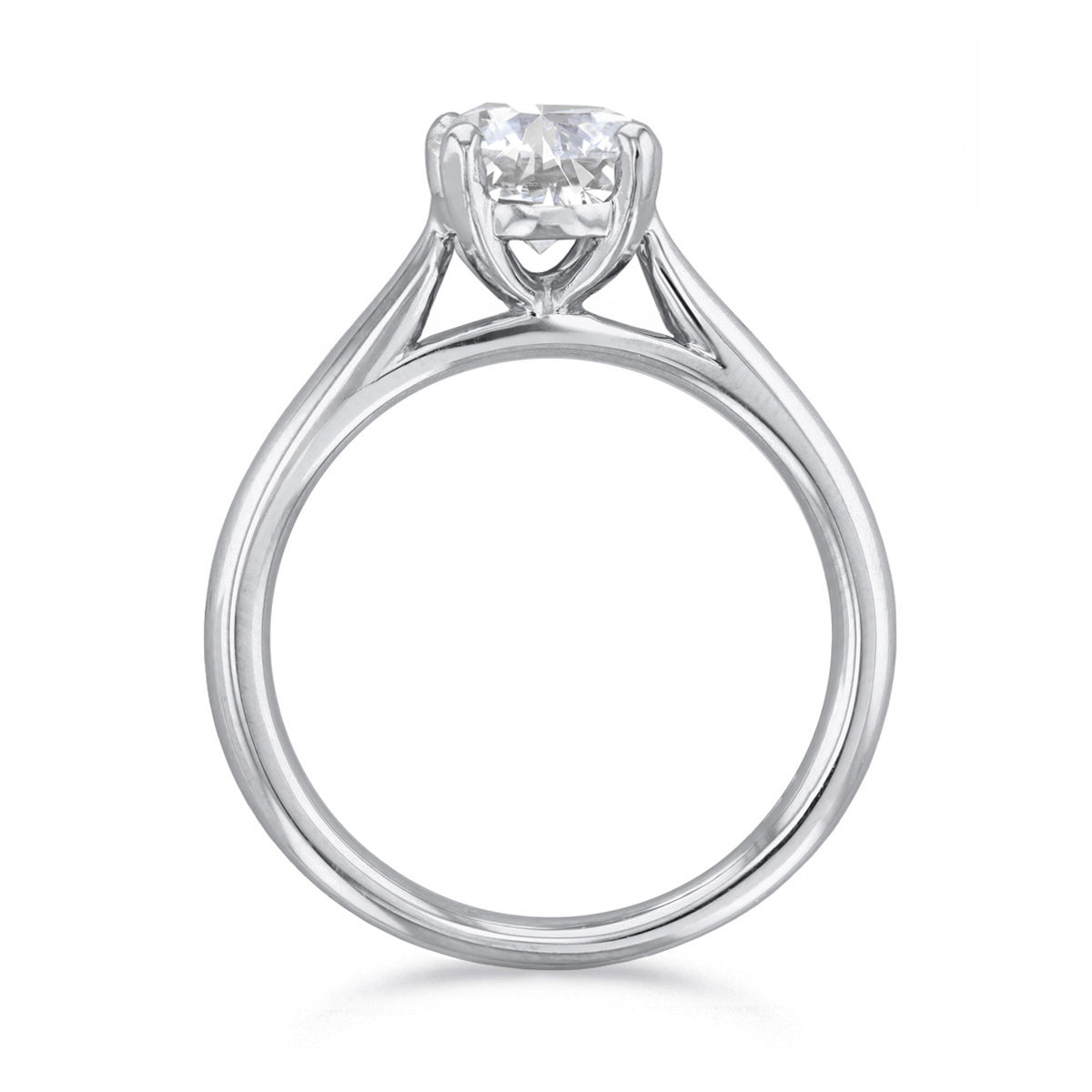 0.25ct Ophelia Round Brilliant Cut Diamond Solitaire Engagement Ring | Platinum