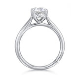 1.00ct Ophelia Round Brilliant Cut Diamond Solitaire Engagement Ring | 18ct White Gold