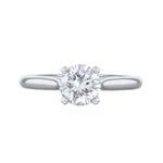 0.75ct Ophelia Round Brilliant Cut Diamond Solitaire Engagement Ring | Platinum