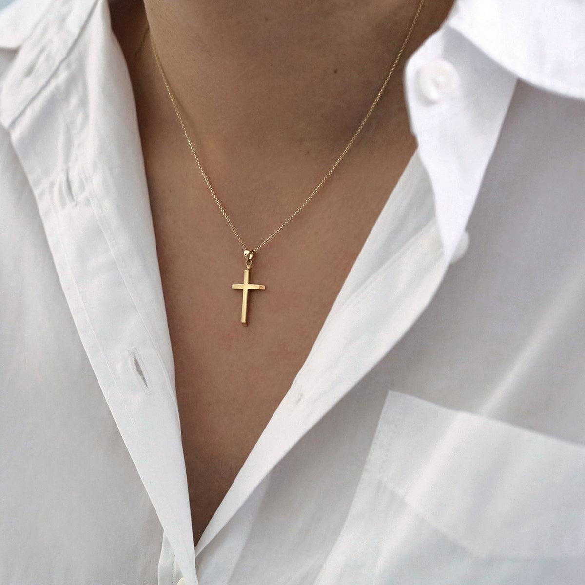 Soleil Collection Cross Pendant | 9K Solid Yellow Gold – Browns Soleil Collection Cross Pendant | 9K Solid Yellow Gold – Browns