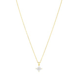 Everyday Diamonds 1.00ct Princess Cut Lab-Grown Diamond Necklace | 9K Yellow Gold
