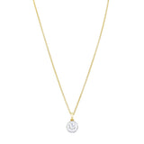 Everyday Diamond Georgian 3.00ct Brilliant Cut Solitaire Necklace | 9K Yellow Gold