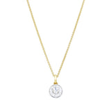 Everyday Diamond Georgian 3.00ct Brilliant Cut Solitaire Necklace | 9K Yellow Gold