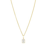 Everyday Diamonds 2.89ct Radiant Cut Lab-Grown Diamond Clip Necklace | 14K Yellow Gold