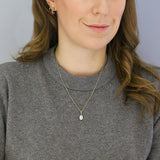 Everyday Diamonds 2.09ct Hexagonal Cut Lab-Grown Diamond Clip Necklace | 14K Yellow Gold