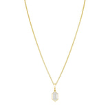 Everyday Diamonds 2.09ct Hexagonal Cut Lab-Grown Diamond Clip Necklace | 14K Yellow Gold