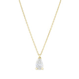 Everyday Diamonds 2.01ct Pear Cut Lab-Grown Diamond Necklace | 9K Yellow Gold