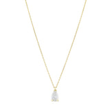 Everyday Diamonds 2.01ct Pear Cut Lab-Grown Diamond Necklace | 9K Yellow Gold