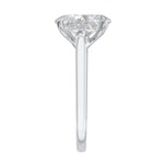 1.00ct Poppy Plain Oval Cut Diamond Solitaire Engagement Ring | Platinum - D