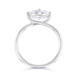 Camille 1.50ct East West Oval Cut Lab-Grown Diamond Engagement Ring | Platinum