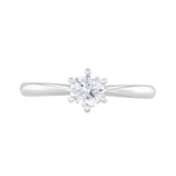 0.50ct Brilliant Cut Diamond Solitaire Engagement Ring | Pre-Loved | Platinum