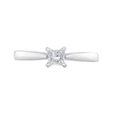 0.23ct Princess Cut Diamond Solitaire Engagement Ring | Pre-Loved | Platinum