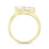 Elodie 1.50ct Marquise Cut Lab-Grown Twisted Wave Engagement Ring | Everyday Diamonds | 9K Yellow Gold