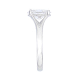 Elara 1.50ct Oval Cut Lab-Grown Split Shoulder Engagement Ring | Everyday Diamonds | 9K White Gold