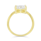 1.50ct Thea Oval Lab-Grown Wave Engagement Ring | Everyday Diamonds | 9K Yellow Gold