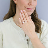 Elodie 1.50ct Brilliant Cut Lab-Grown Twisted Wave Engagement Ring | Everyday Diamonds | 9K White Gold