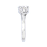 Elodie 1.50ct Brilliant Cut Lab-Grown Twisted Wave Engagement Ring | Everyday Diamonds | 9K White Gold