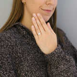 Thea 1.50ct Marquise Cut Lab-Grown Wave Engagement Ring | Everyday Diamonds | 9K Yellow Gold