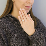 Aurelia 1.50ct Lab-Grown East West Emerald Cut Lab-Grown Diamond Engagement Ring | Everyday Diamonds | 9K Yellow Gold