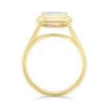 Aurelia 1.50ct Lab-Grown East West Emerald Cut Lab-Grown Diamond Engagement Ring | Everyday Diamonds | 9K Yellow Gold