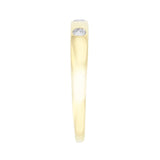 0.15ct Diamond Inset Ring | Pre-Loved | 9K Yellow Gold